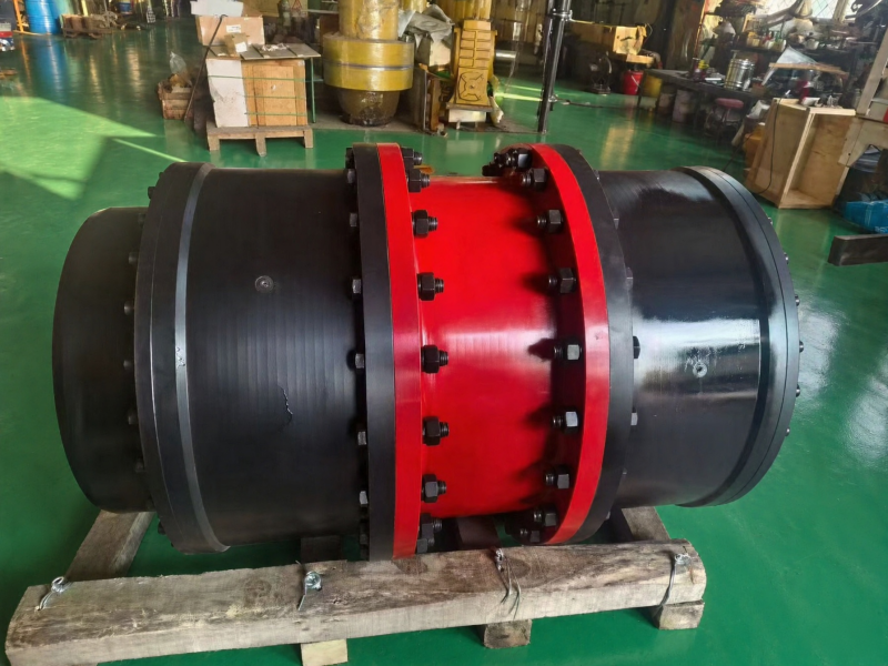 Shipment of a specially designed gear coupling